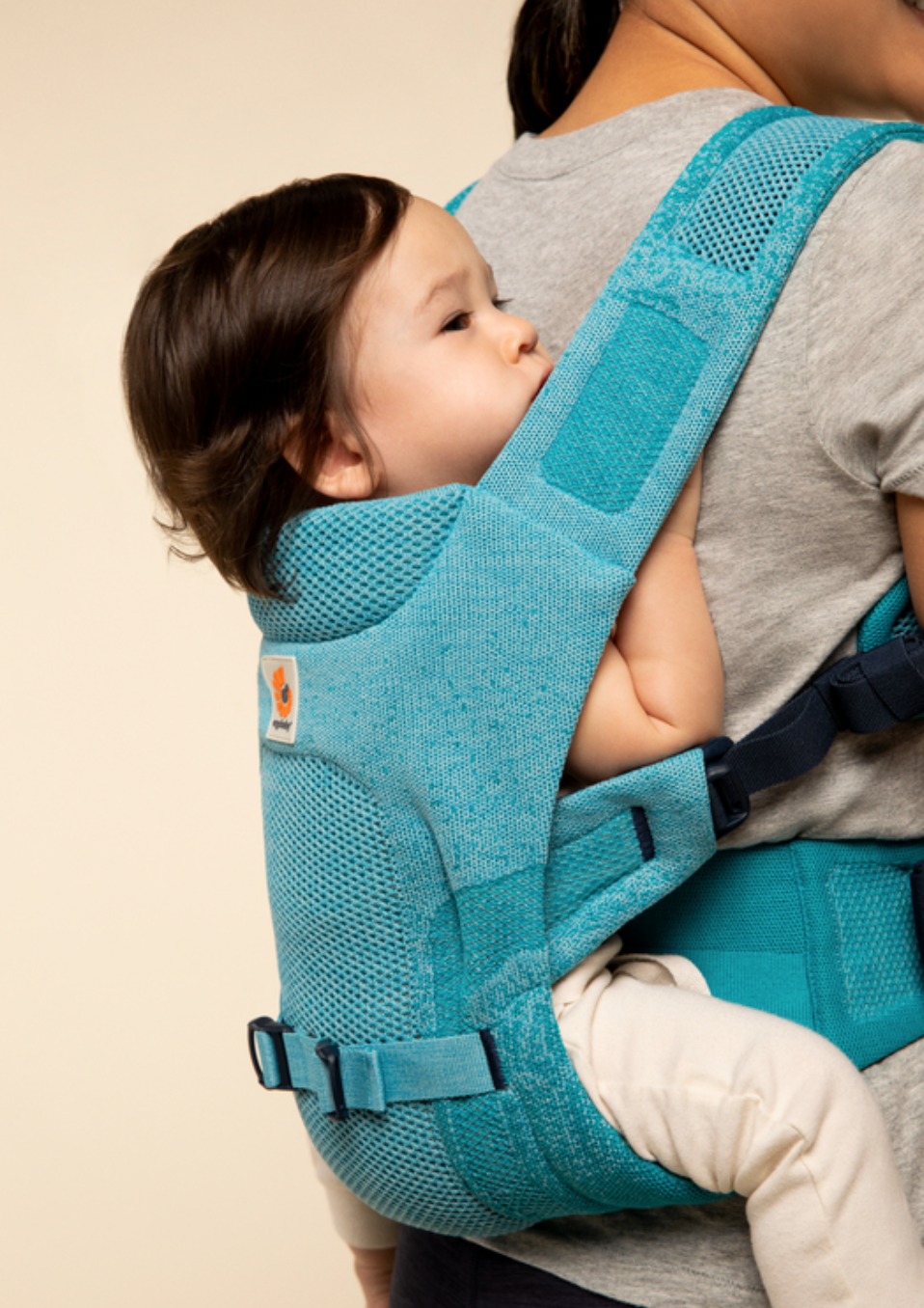 Ergobaby Aerloom Baby Carrier Aquamarine Turquoise Sling Papoose Direct4baby Free Delivery Direct 4 Baby