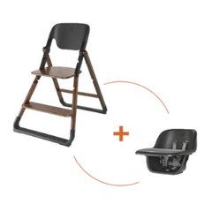 Ergobaby Evolve 3-in-1 High Chair & Baby Seat | Dark wood