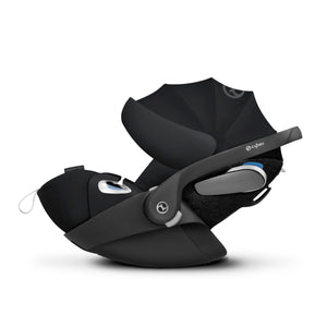 Baby Jogger City Mini GT2 Double Pushchair, Carrycot & Cybex Cloud T Travel System - Opulent Black