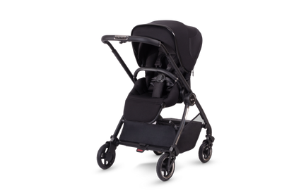 Silver Cross Dune Pushchair, First Bed Carrycot, Dream i-Size Ultimate Pack - Space Black (FREE Carrycot Stand)