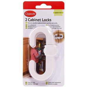 Clippasafe Cabinet Locks (2 pack)