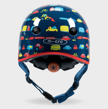 Load image into Gallery viewer, Micro Scooter 3 in 1 Push Along Scooter | Blue &amp;  Deluxe Vehicle Helmet | Small
