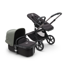 Load image into Gallery viewer, Bugaboo Fox 5 Pushchair &amp; Carrycot - Graphite/Midnight Black/Forest Green
