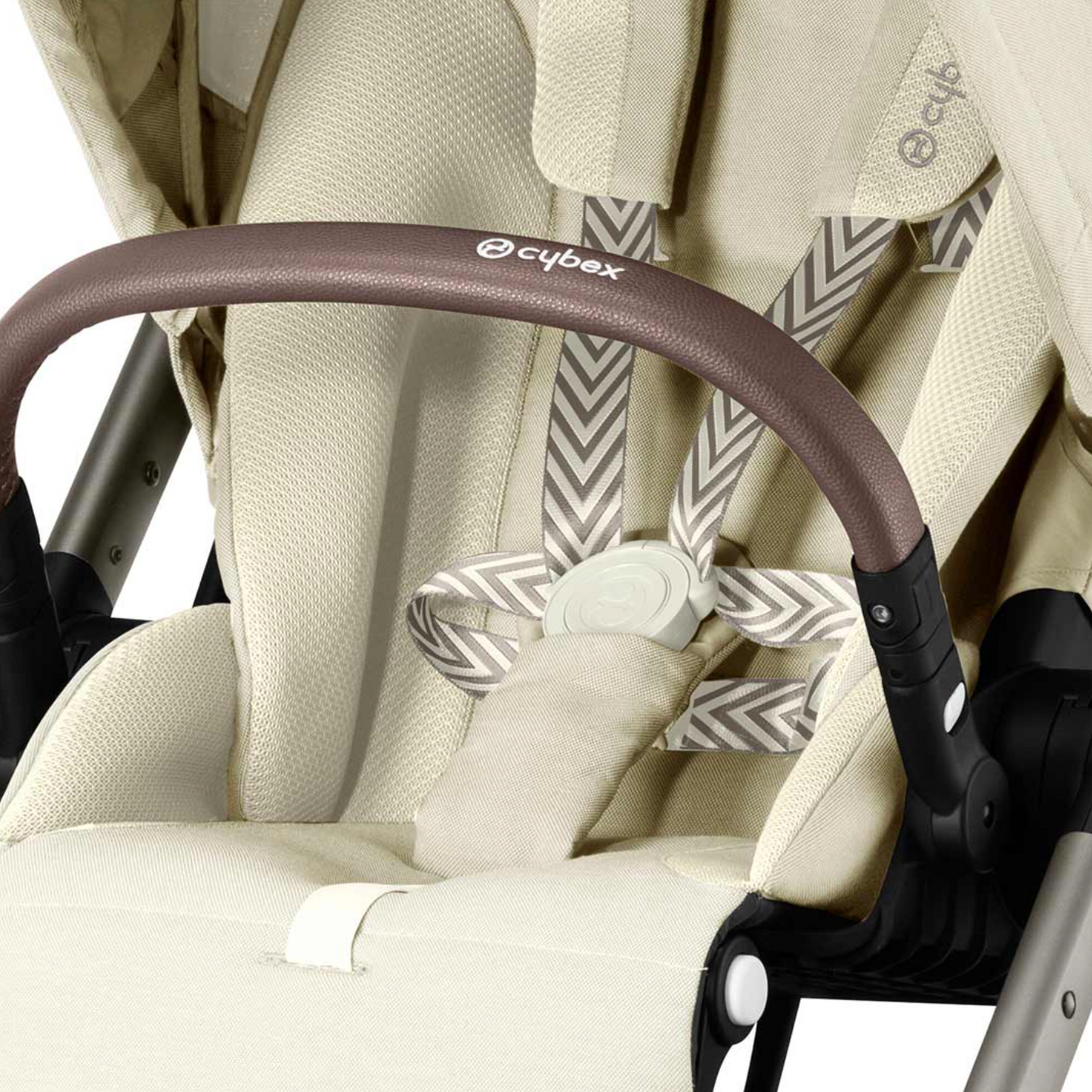Cybex Balios S Lux Luxury Bundle with Cloud T Car Seat | Seashell Beige (2023)