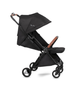 Silver Cross Jet 3 Compact Stroller | Black | Travel Lightweight Buggy | Direct4baby | Free Delivery