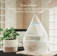 Load image into Gallery viewer, Crane Drop 2.0 4-in-1 Humidifier with Sound Machine
