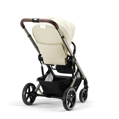 Cybex Balios S Lux Pushchair - Seashell Beige | Taupe | Back view