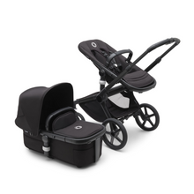 Load image into Gallery viewer, Bugaboo Fox 5 Complete Pushchair &amp; Carrycot - Black/Midnight Black
