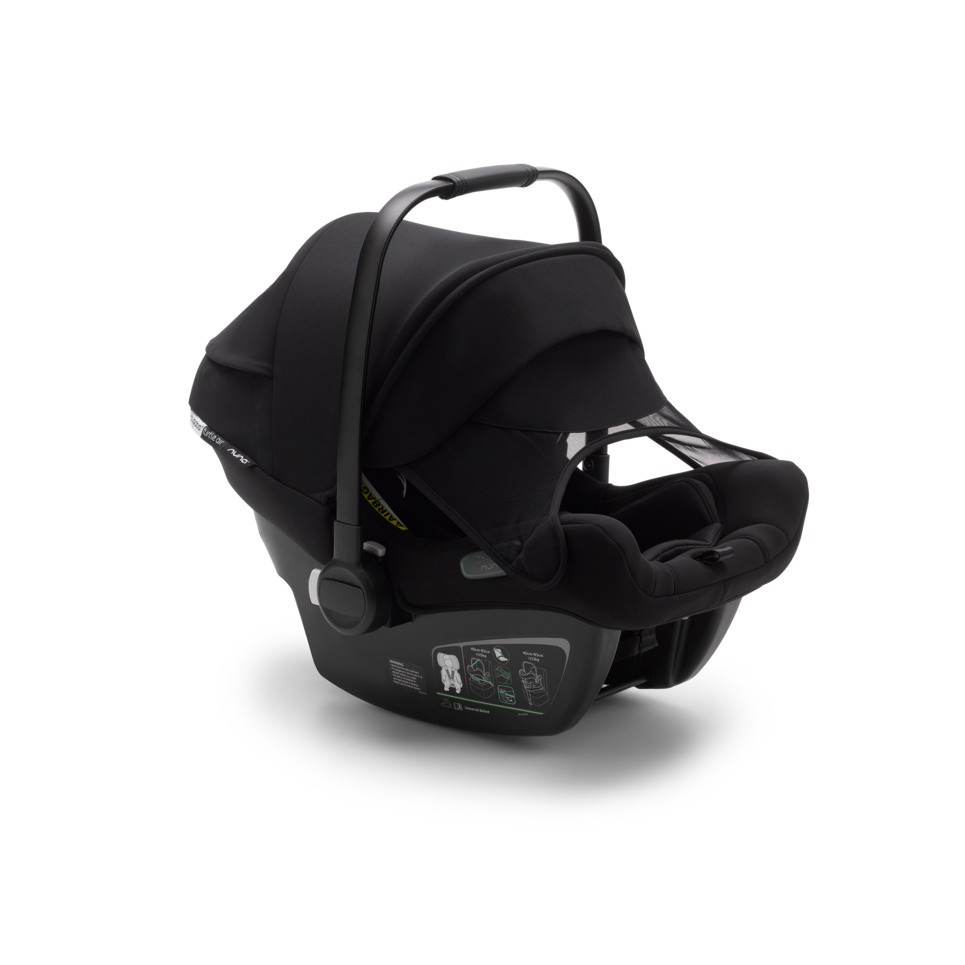 Bugaboo Donkey 5 Twin Pushchair & Turtle Air 360 Travel System - Graphite / Stormy Blue