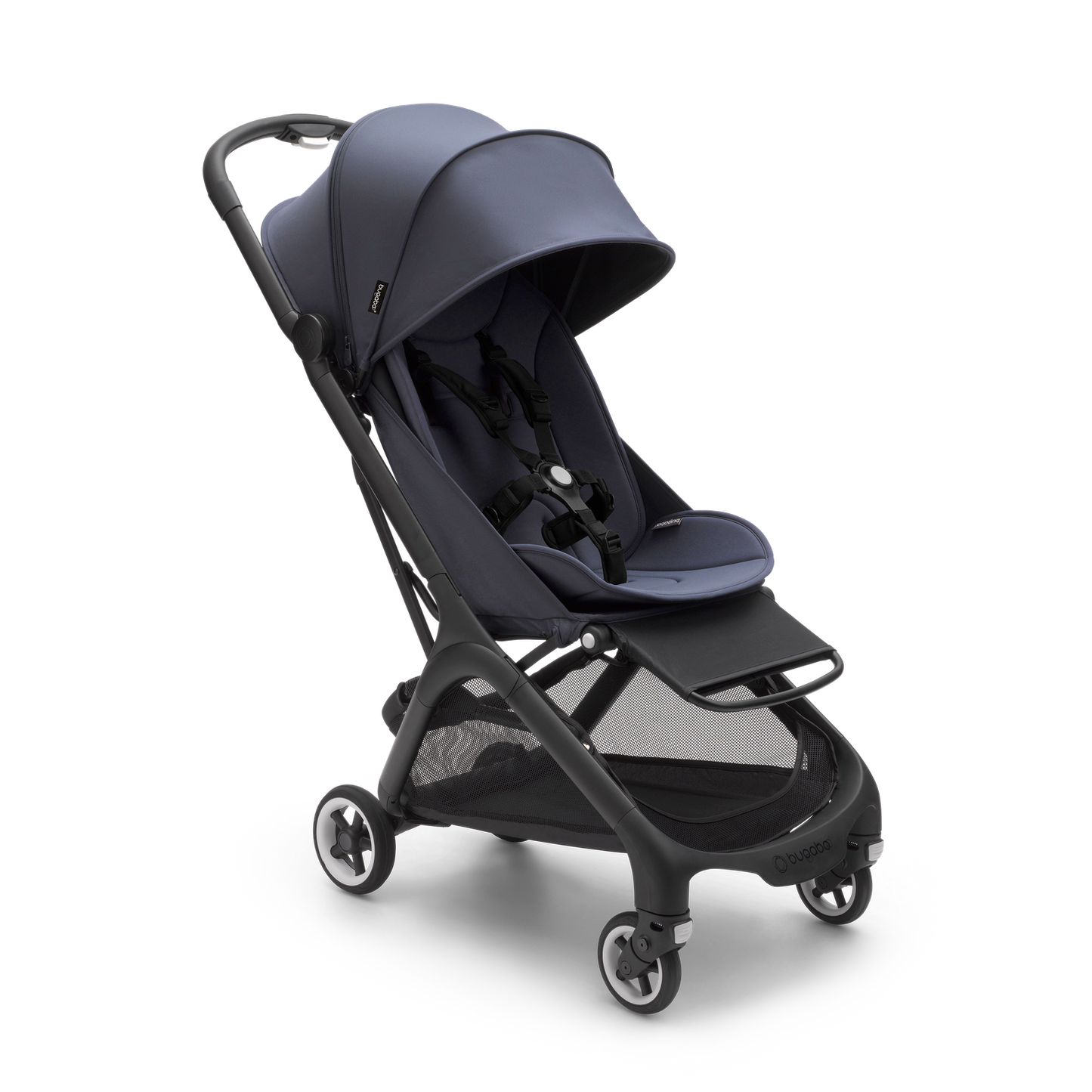 Bugaboo Butterfly Compact Stroller & Cybex Cloud T Travel System - Stormy Blue