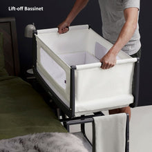 Load image into Gallery viewer, SnuzPod4 Bedside Crib Starter Bundle - Slate (White sheets)
