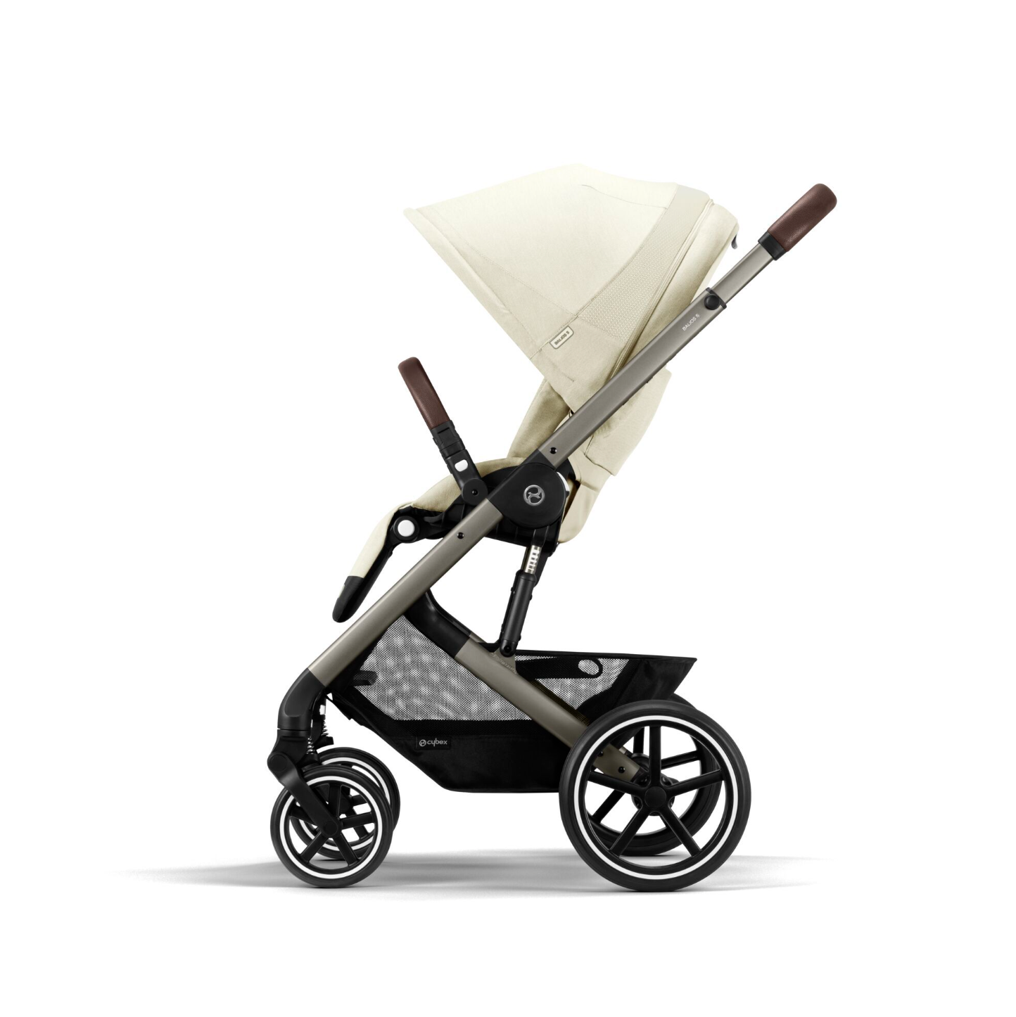 Cybex Balios S Lux Pushchair - Seashell Beige | Taupe | Parent facing