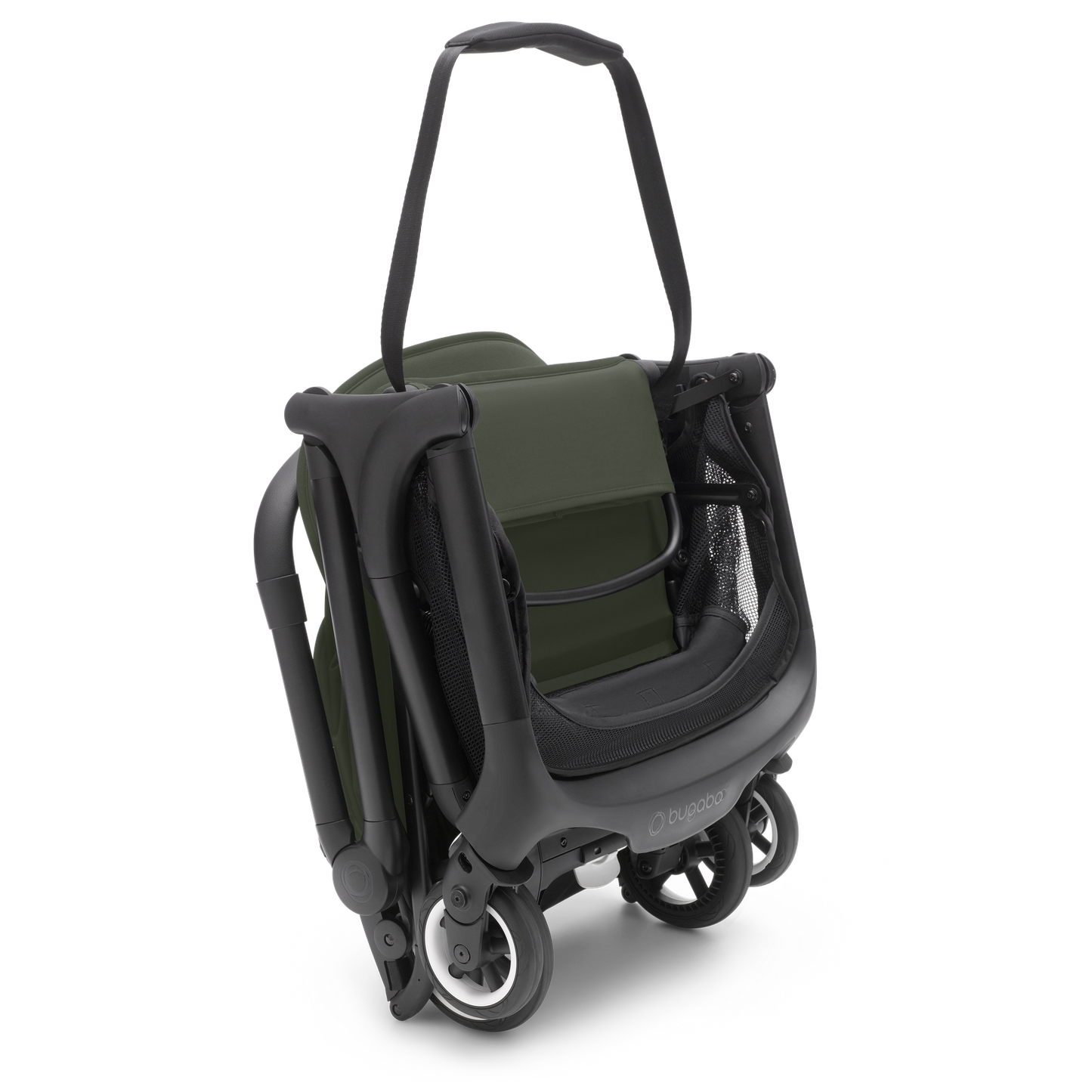 Bugaboo Butterfly Compact Stroller | Forest Green | Travel Lightweight Buggy | Strap