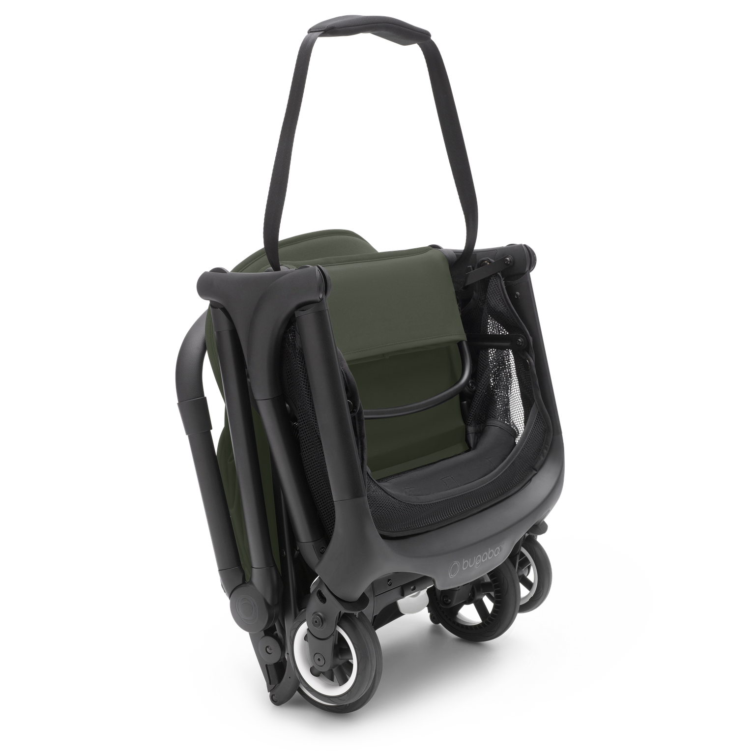 Bugaboo Butterfly Compact Stroller | Forest Green | Travel Lightweight Buggy | Strap