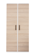 Load image into Gallery viewer, Silver Cross Finchley Oak Wardrobe Straight on White Background
