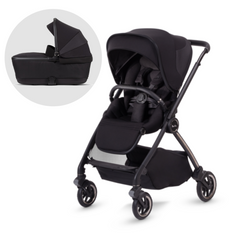 Silver Cross Dune Pushchair & First Bed Folding Carrycot - Space (FREE Carrycot Stand)