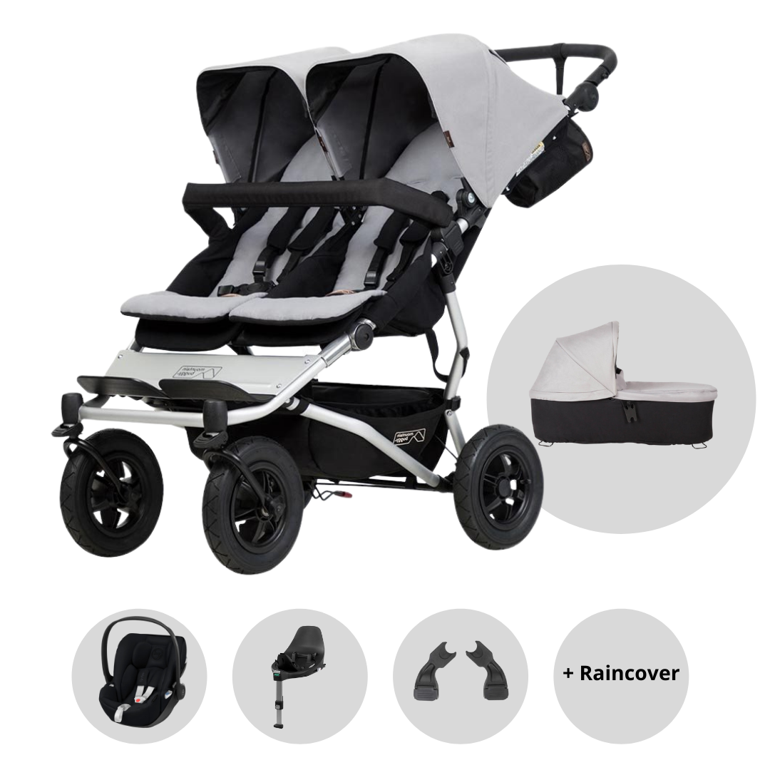 Mountain buggy duet shop silver