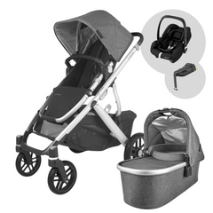UPPAbaby Cruz Pushchair Carrycot With Maxi Cosi Cabriofix i Size