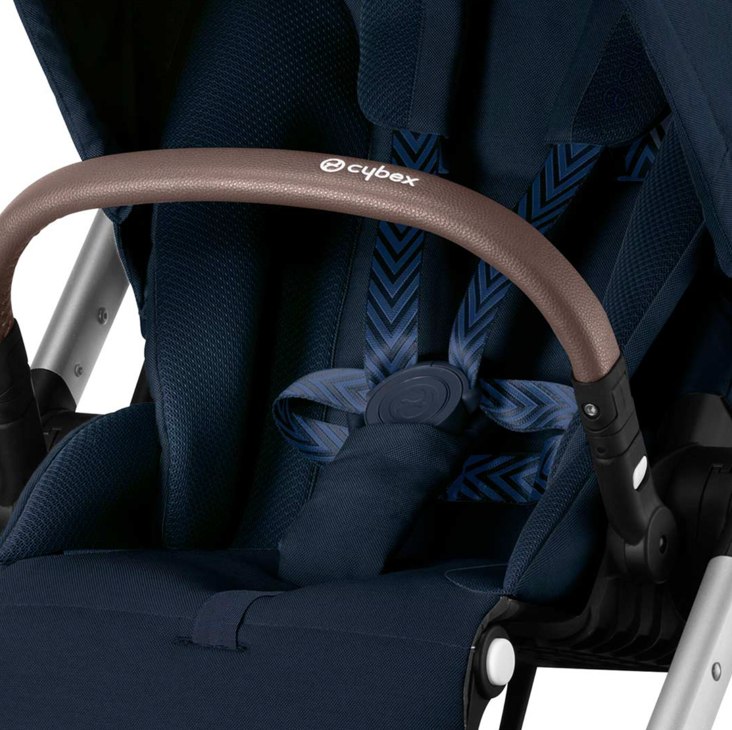 Cybex Balios Luxury Bundle with Cloud Z2 Car Seat - Ocean Blue/Silver (2023)