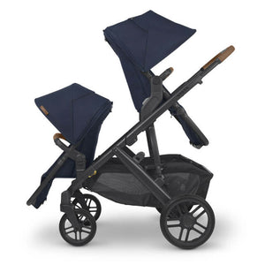 UPPAbaby Vista Double Pushchair & Carrycot - Noa (Navy/Carbon/Saddle Leather)