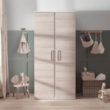 Load image into Gallery viewer, Silver Cross Finchley Oak Wardrobe Straight in Lifestyle Shot
