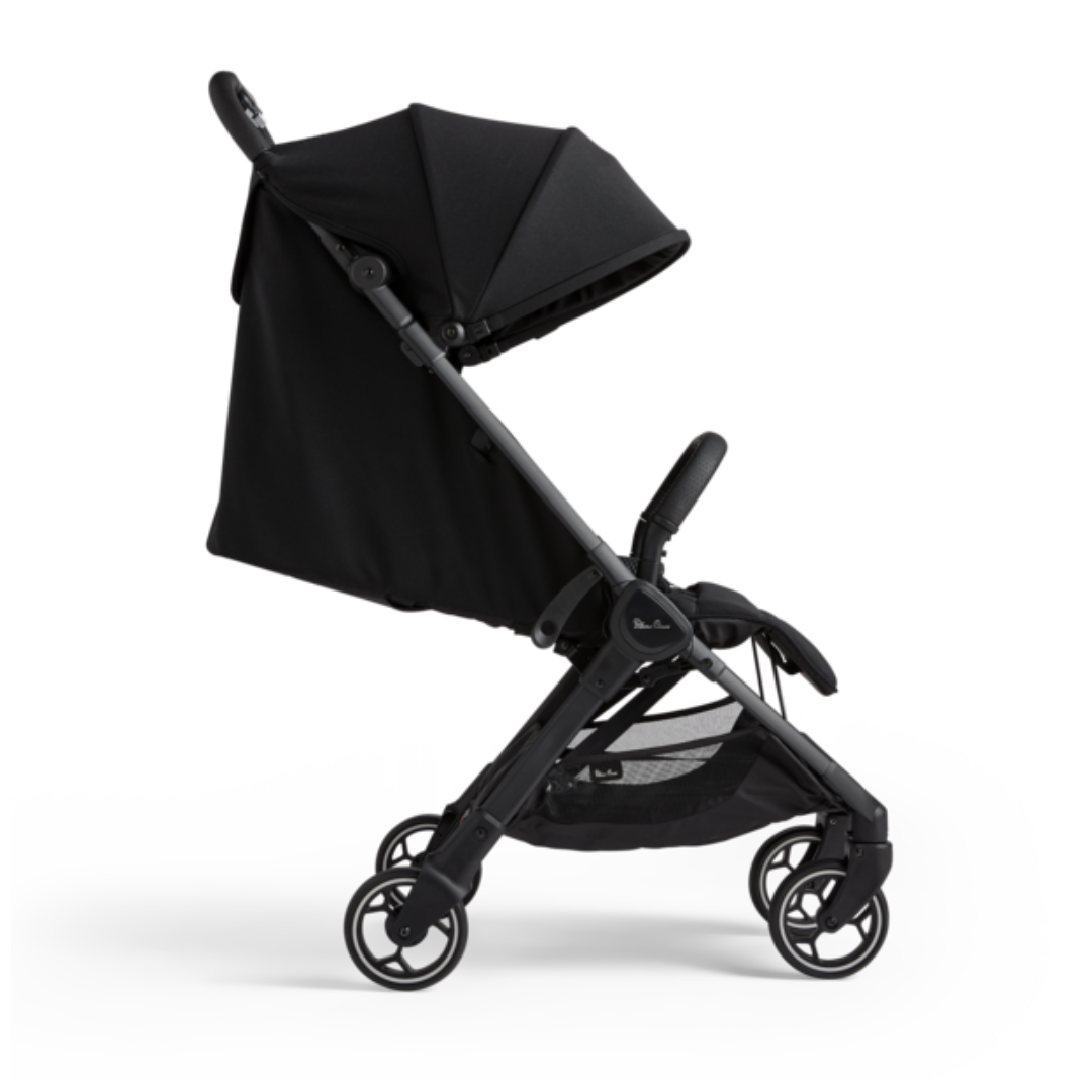 Silver Cross Clic Compact Stroller 2023 Space Black Free Delivery