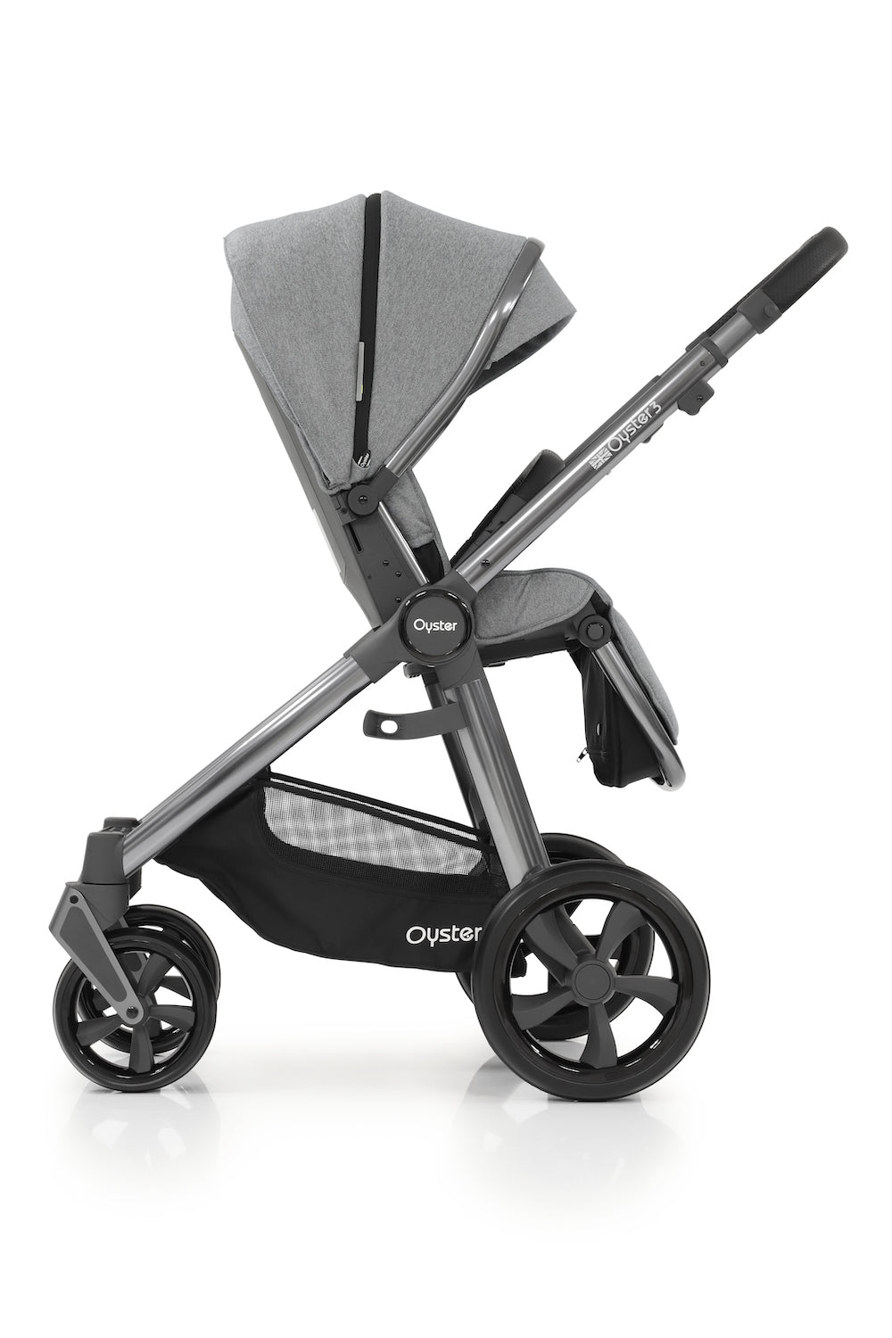 Oyster 3 Stroller | Moon (Gun Metal Chassis)