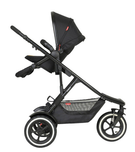 Phil & Teds Sport Verso Pushchair & Carrycot | Bundle | Grey | Direct4baby