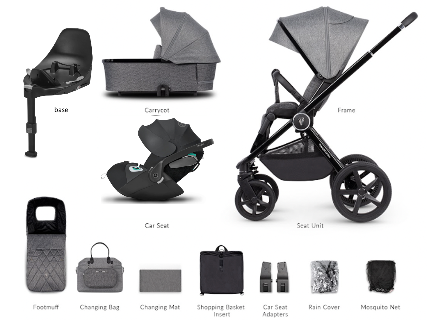 Venicci car seat shop black