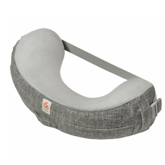 Ergobaby Natural Curve Nursing Pillow Cover | Grey with Strap