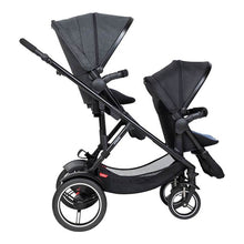 Load image into Gallery viewer, Phil &amp; Teds Voyager V6 Double Pushchair - Black
