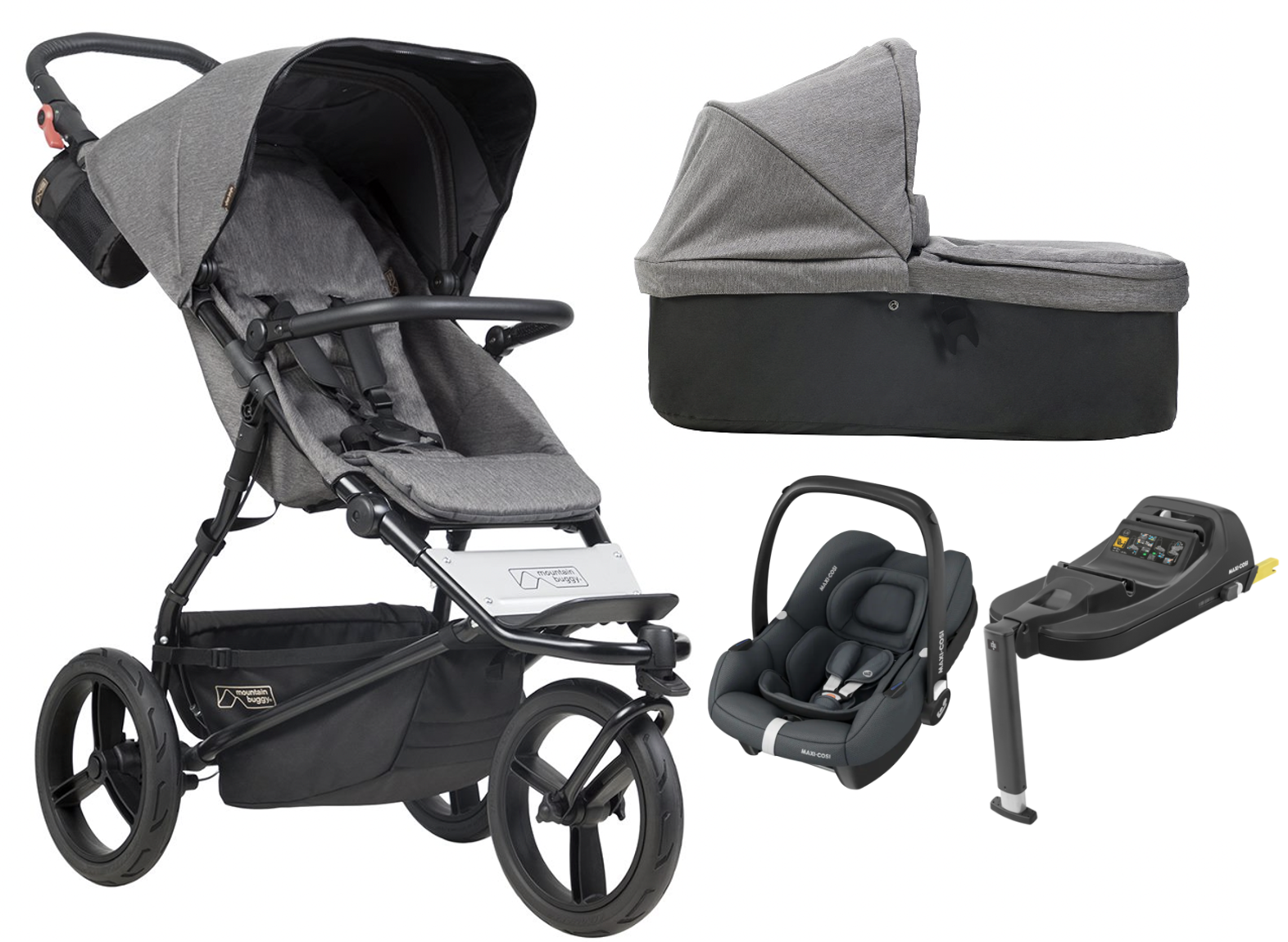 Mountain Buggy Urban Jungle Luxury Collection Buggy in Herringbone with