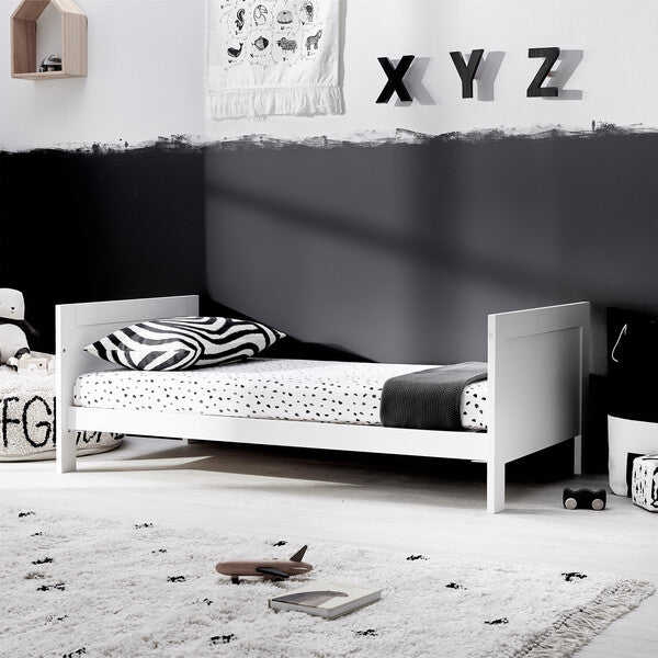 Silver Cross Finchley White Toddler Bed White Straight Lifestyle Image