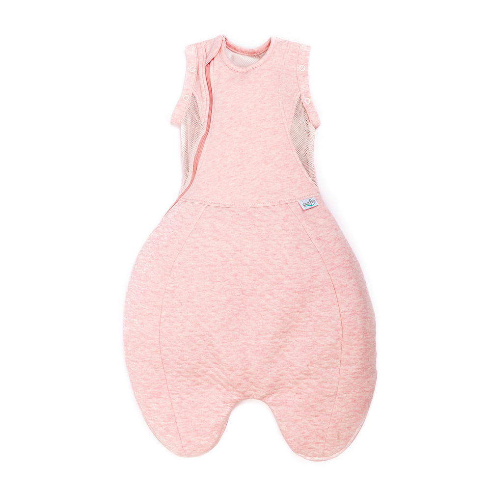 Purflo Swaddle to Sleep 2.5tog All Seasons (0-4 months) - Pink Shell