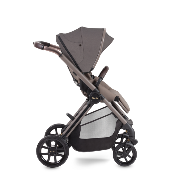 Silver Cross Reef Pushchair & First Bed Folding Carrycot - Earth (FREE Carrycot Stand)
