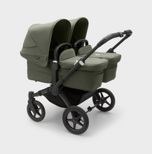 Load image into Gallery viewer, Bugaboo Donkey 5 Twin Pushchair &amp; Maxi-Cosi Cabriofix i-Size Travel System - Black / Forest Green
