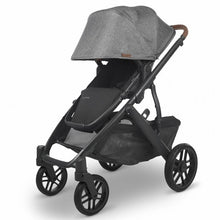 Load image into Gallery viewer, UPPAbaby Vista Double Pushchair &amp; Carrycot - Greyson (Charcoal Melange/Carbon/Saddle Leather)
