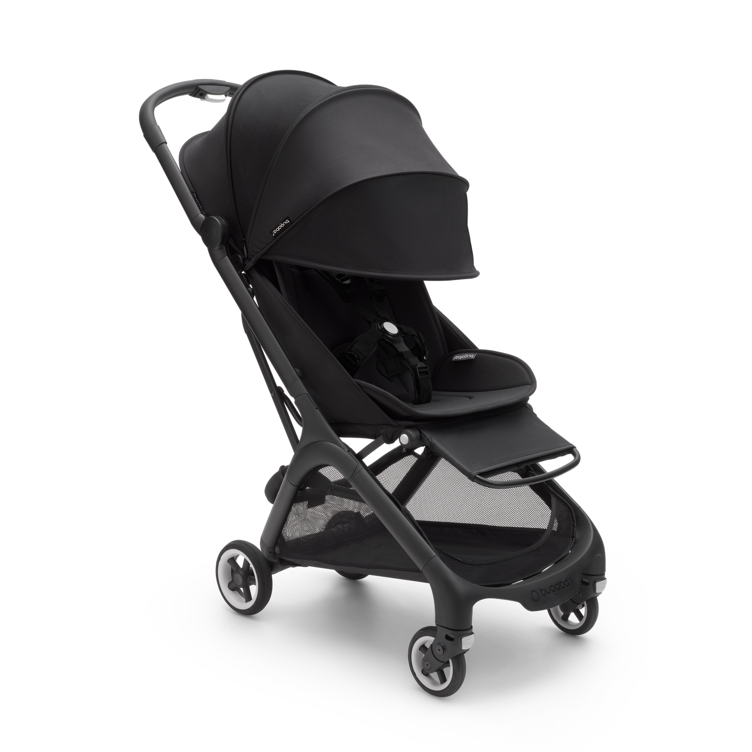 Bugaboo Butterfly Compact Stroller | Midnight Black | Lightweight Travel Buggy | Canopy