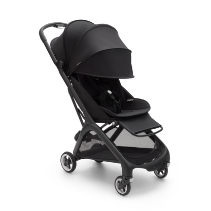 Bugaboo Butterfly Compact Stroller | Midnight Black | Lightweight Travel Buggy | Canopy