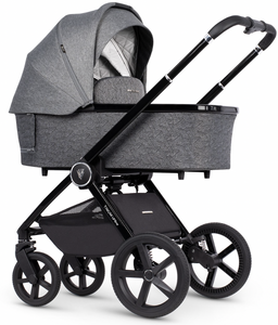Venicci Tinum Upline 4in1 Travel System in Slate Grey with Cybex Cloud T Car Seat & Base