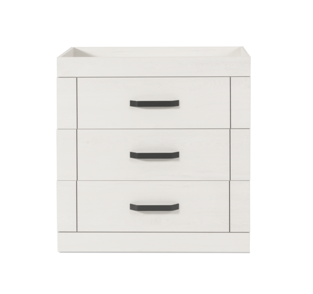 Silver Cross Alnmouth Dresser / Changer Straight on White Background